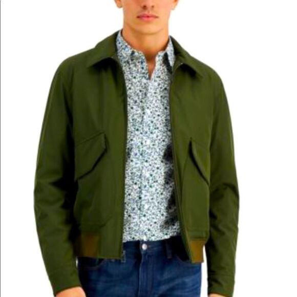 MICHAEL KORS Mens Bomber Jacket Medium - Picture 6 of 6